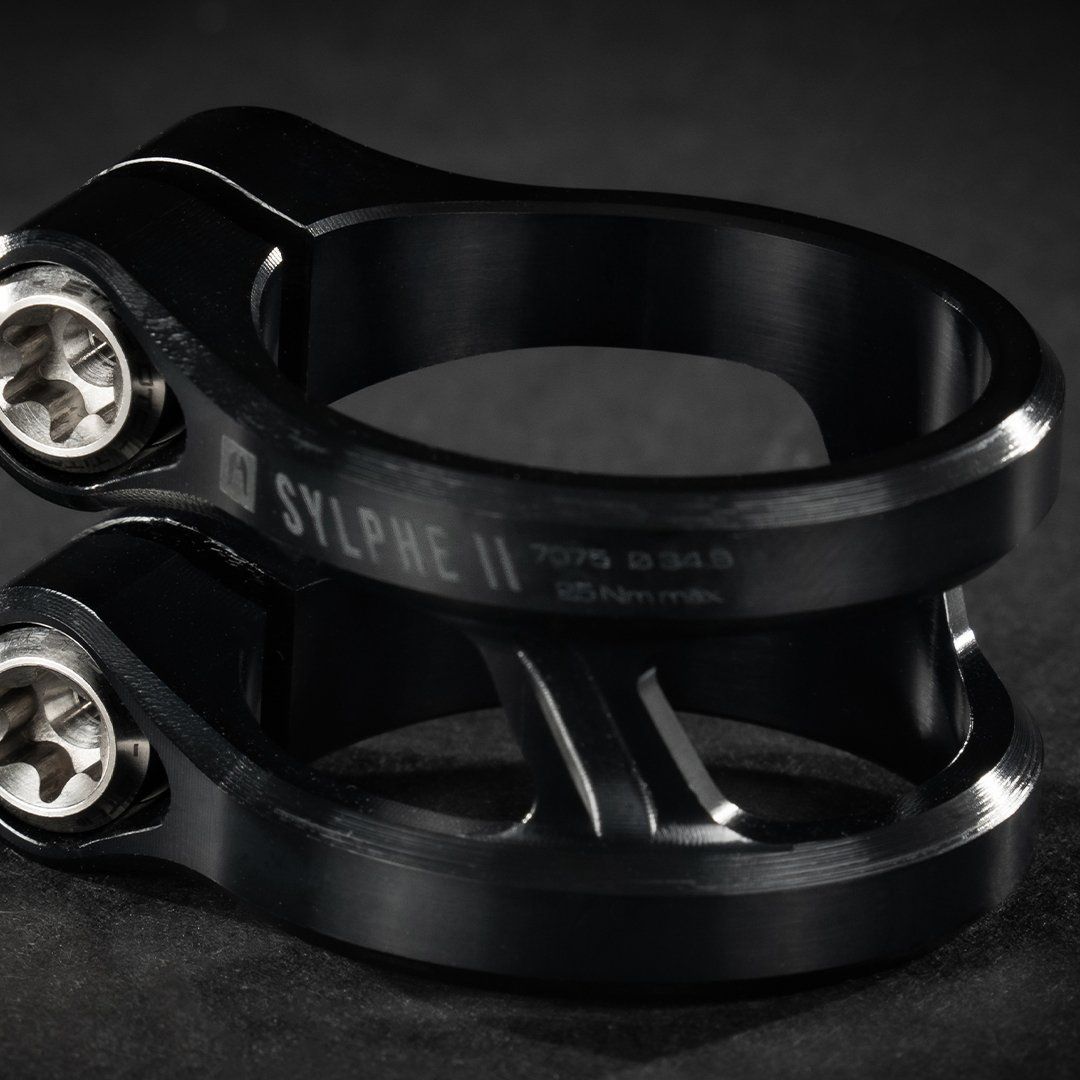 Зажим Ethic Sylphe V2 Oversized 34.9 Clamp (Chrome Blue) — купить